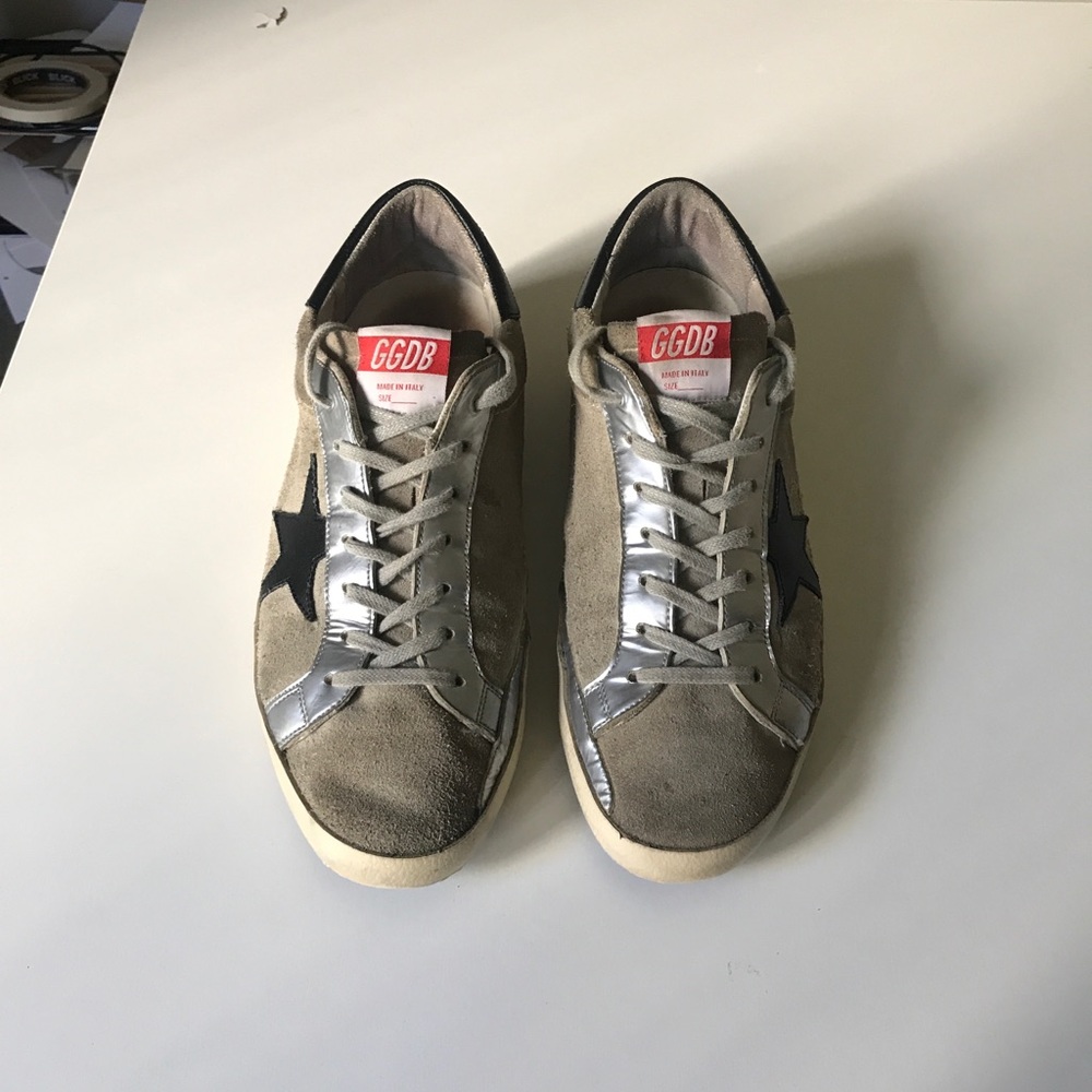 Golden Goose Men’s Super Star Sz 43 Suede Tan